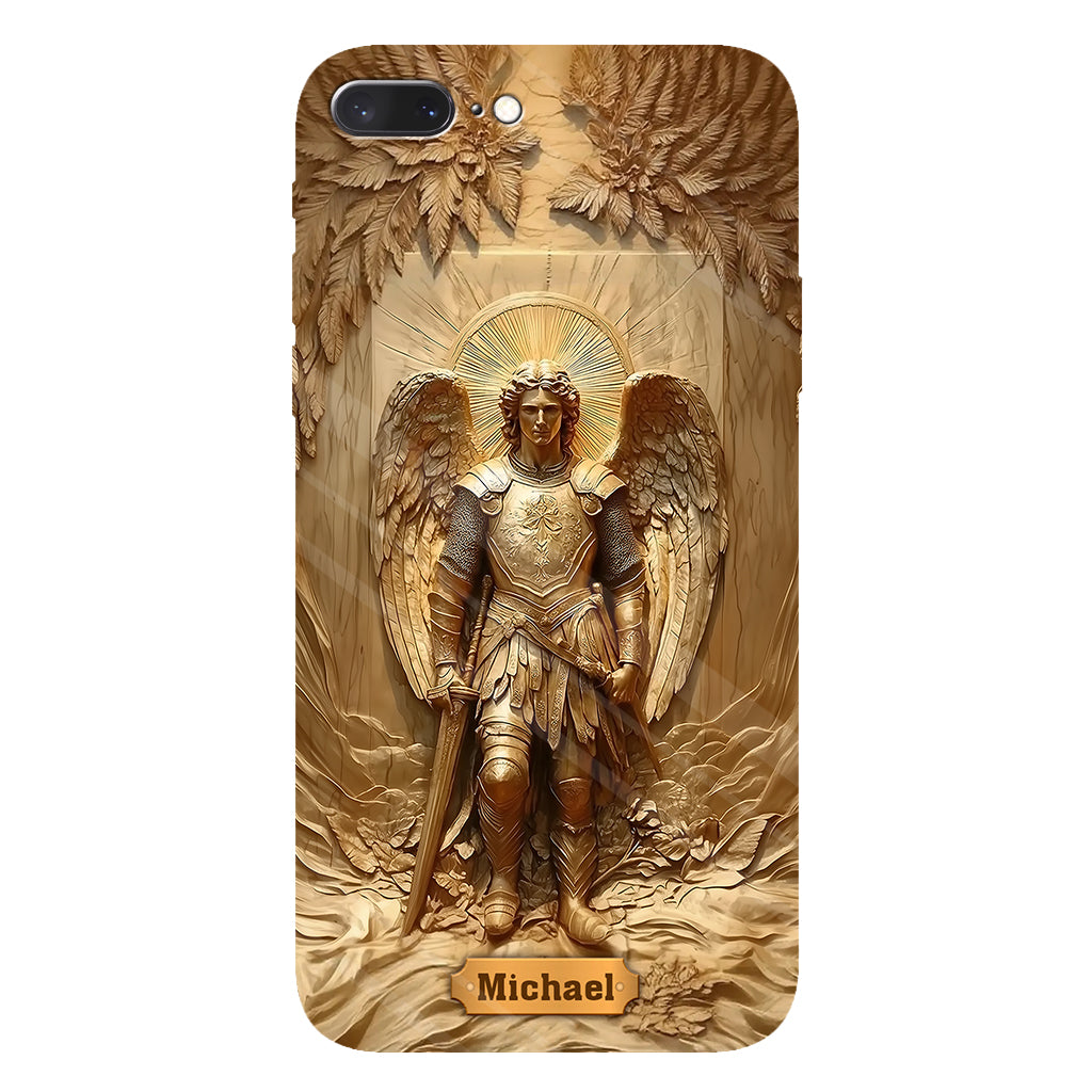 Archangel Michael - Personalized Christian Full Print Phone Case