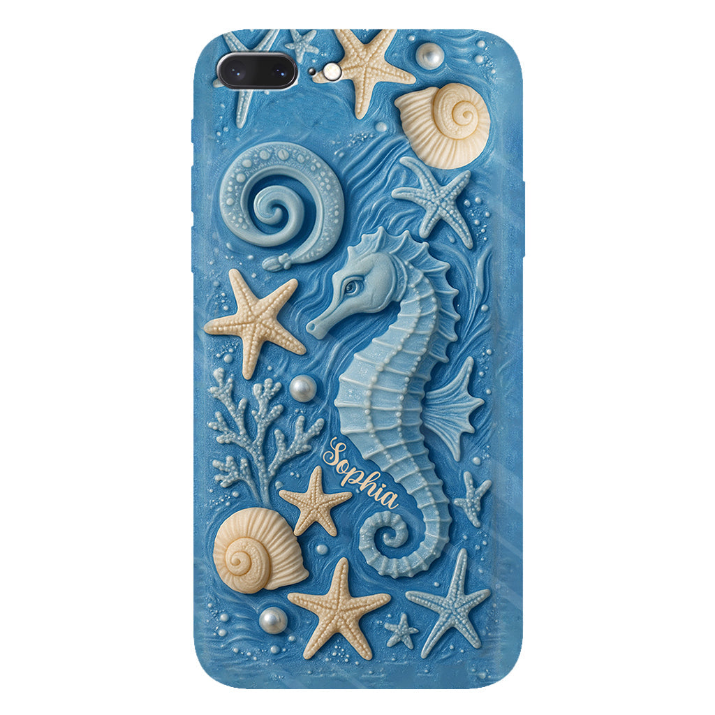 Just A Girl Who Loves Ocean - Personalized Sea Lover Full Print Phone Case