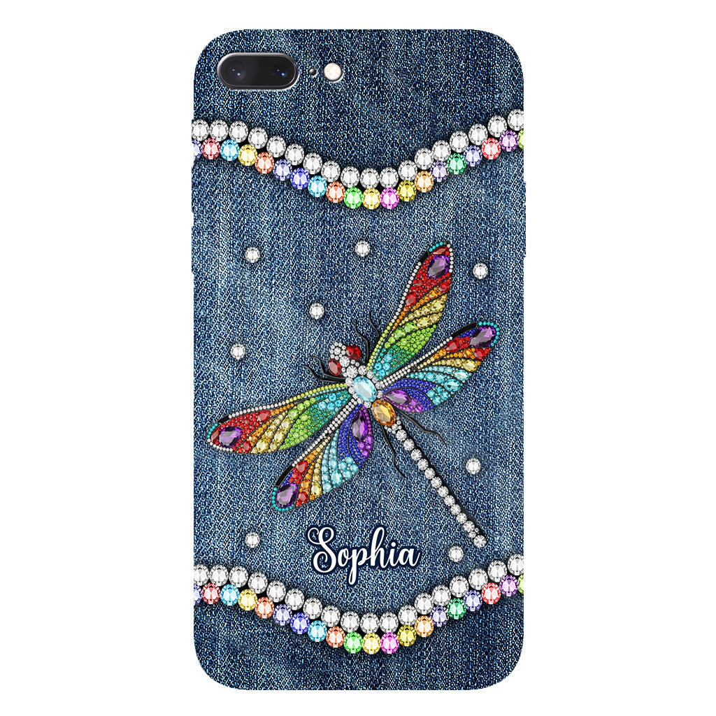Beautiful Dragonfly - Personalized Dragonfly Full Print Phone Case