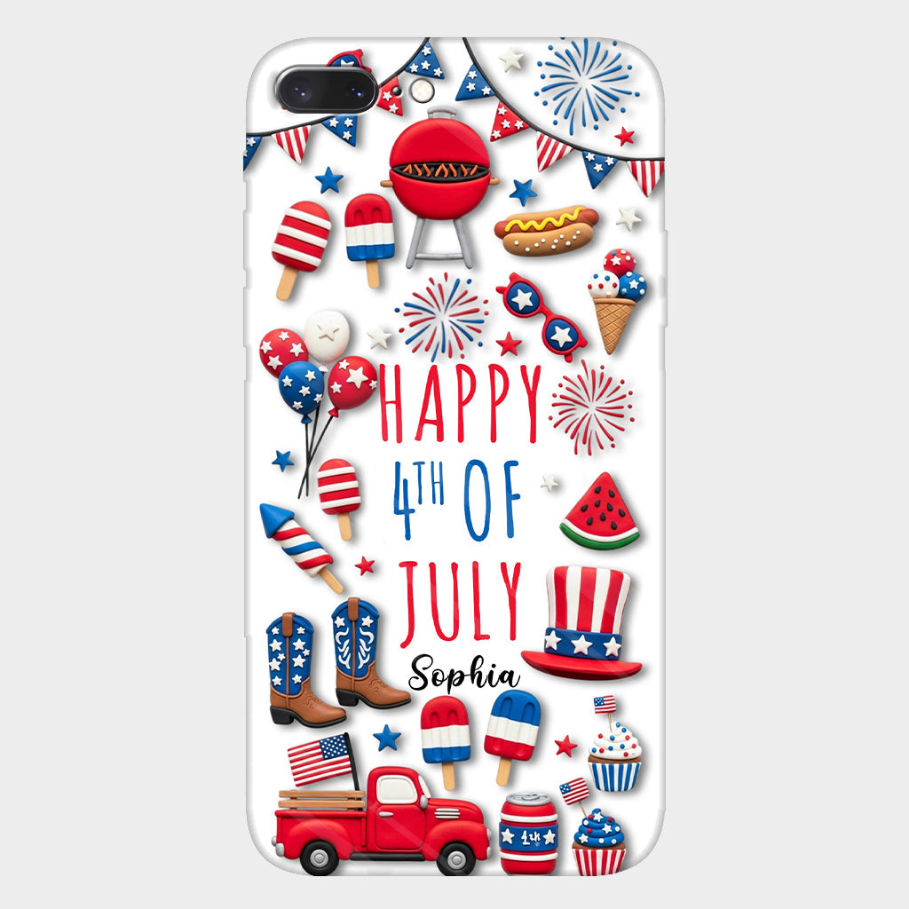 Happy 4th Of July - Personalized Independence Day/ 4th of July Full Print Phone Case