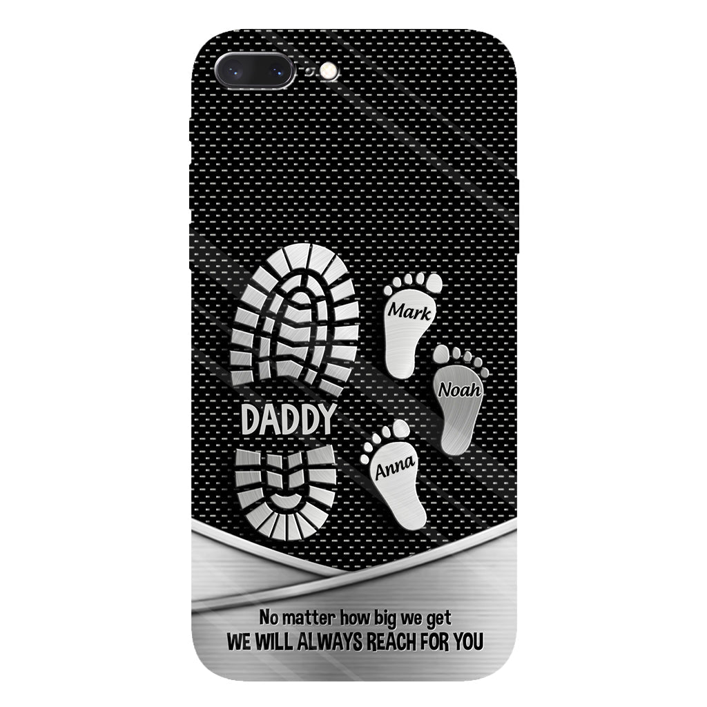 Your Footsteps Led Our Way - Personalized Father Full Print Phone Case