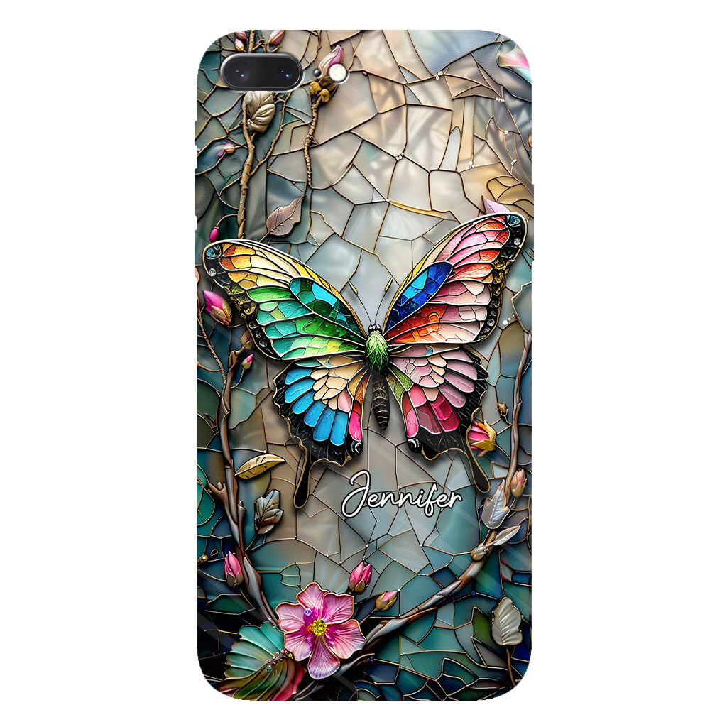 Love Butterflies - Personalized Butterfly Full Print Phone Case