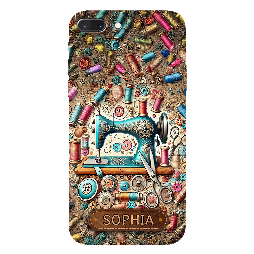 Love Sewing - Personalized Sewing Full Print Phone Case