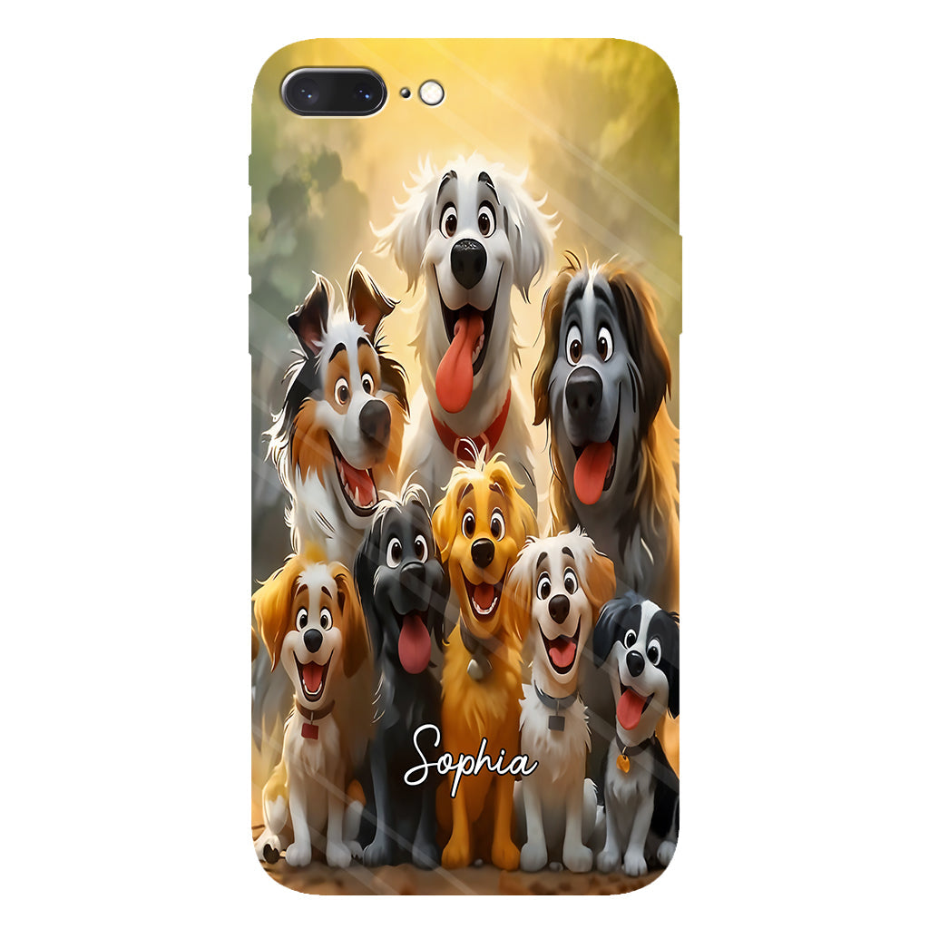 Just A Girl Who Loves Dogs - Personalized Dog Full Print Phone Case