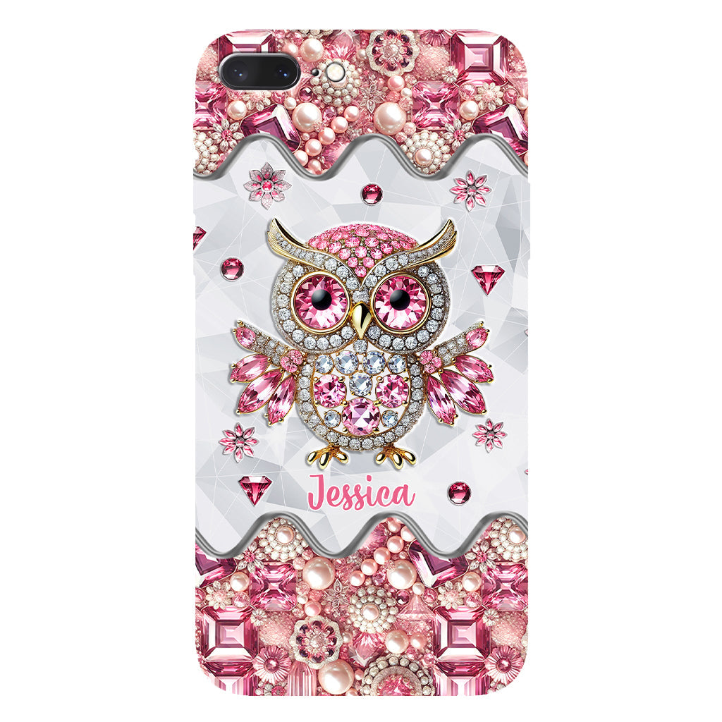 Just A Girl Who Loves Owls - Personalized Owl Full Print Phone Case