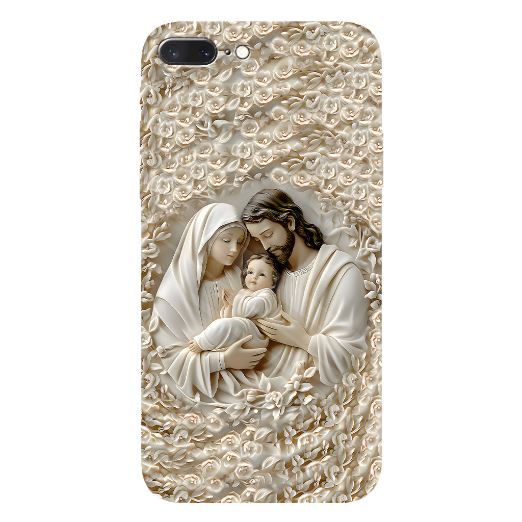 The Holy Family - Personalized Christian Full Print Phone Case