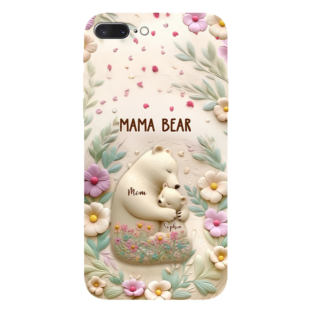 Mama Bear - Personalized Mother Full Print Phone Case