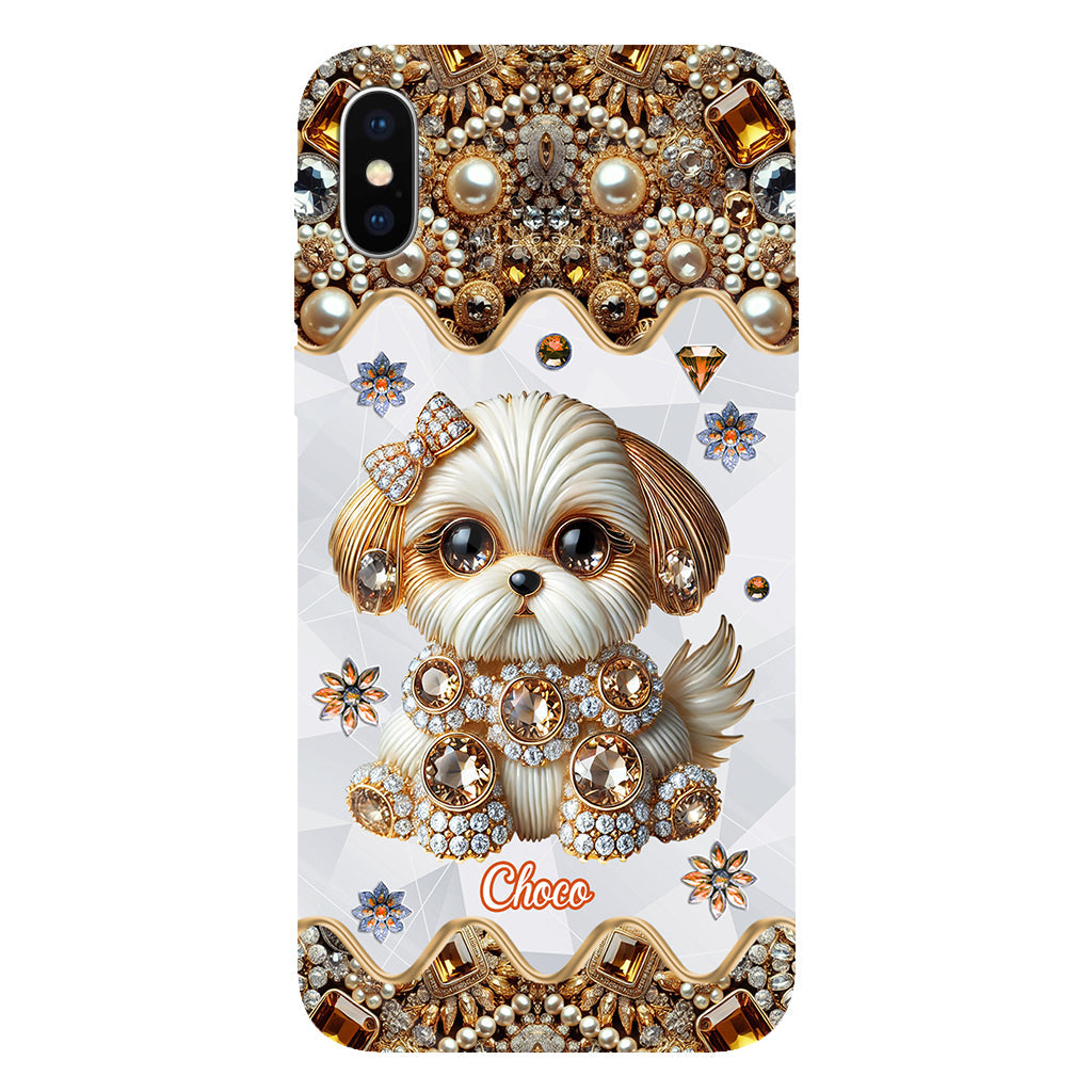 Love Shih Tzu - Personalized Dog Full Print Phone Case
