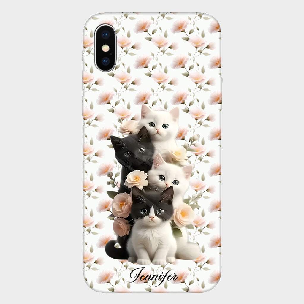 Cute Kittens - Personalized Cat Full Print Phone Case