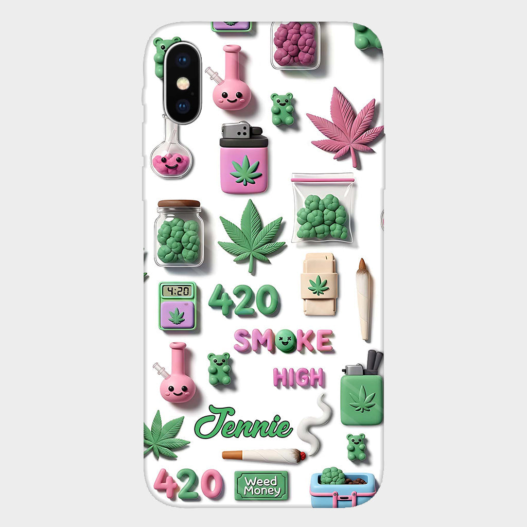 Stoner Chic - Personalized Weed Full Print Phone Case