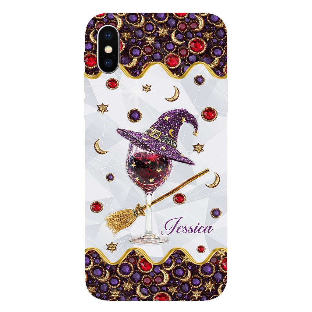 Wine Witch - Personalized Witch Full Print Phone Case