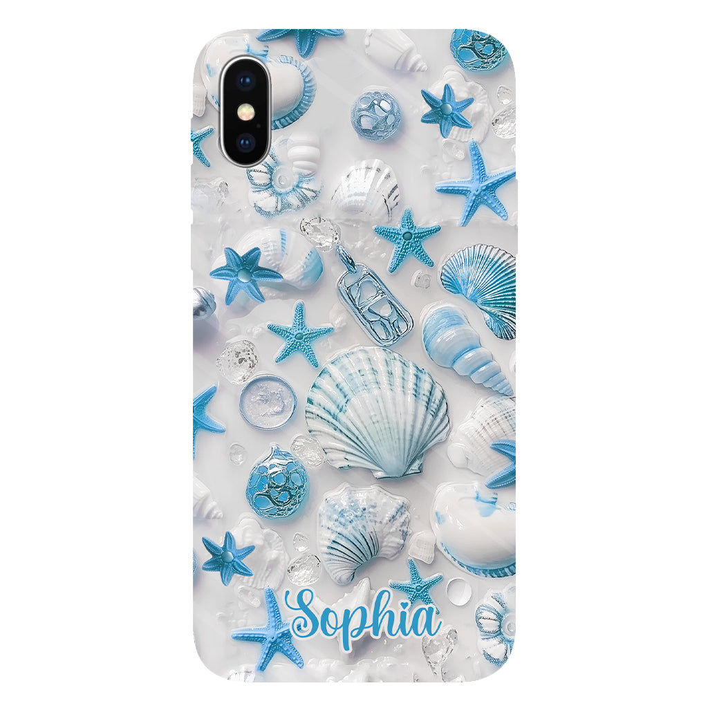 Beach Lovin' Girl - Personalized Sea Lover Full Print Phone Case