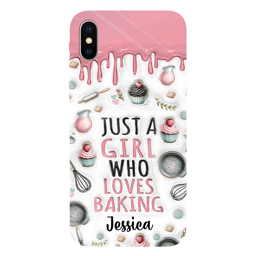 Just A Girl Who Loves Baking - Personalized Baking Full Print Phone Case