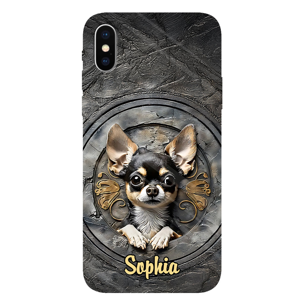 Adorable Chihuahua - Personalized Dog Full Print Phone Case