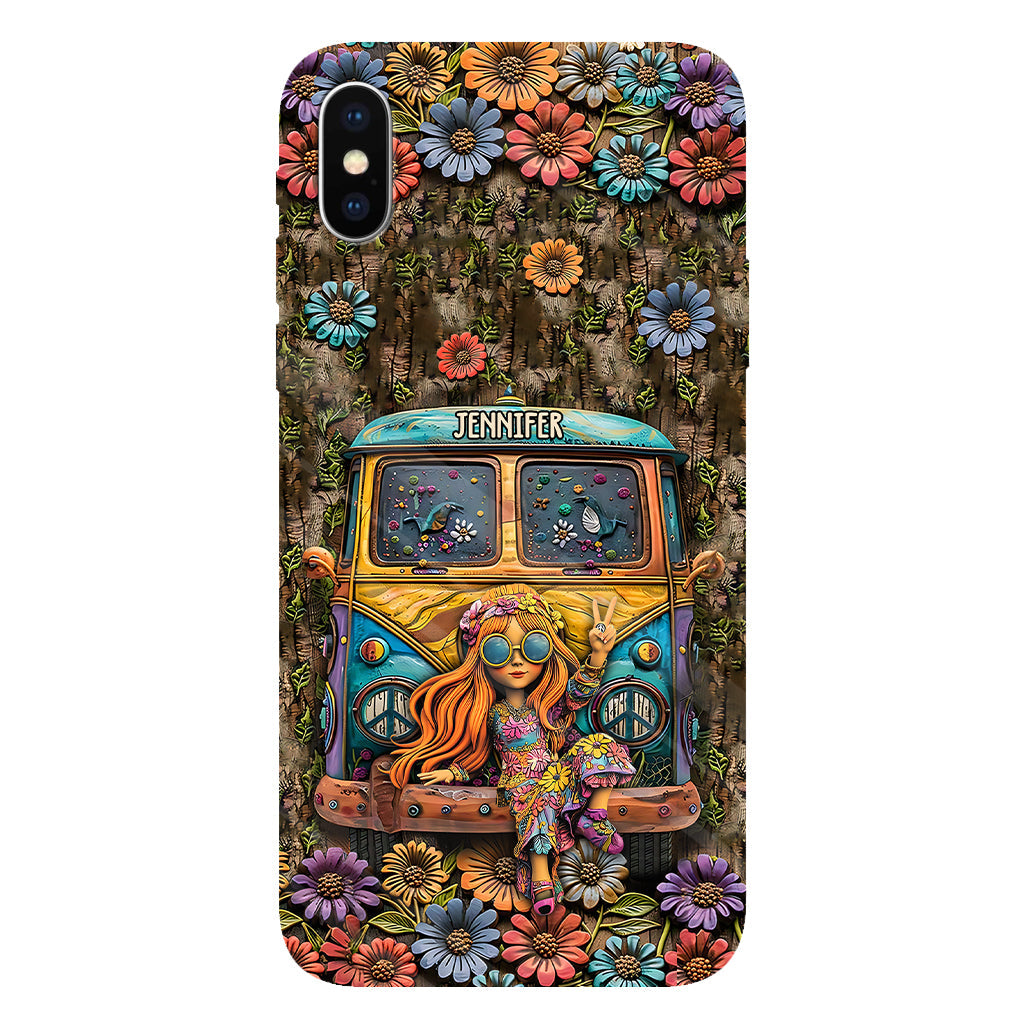 Cute Caravan - Personalized Hippie Full Print Phone Case