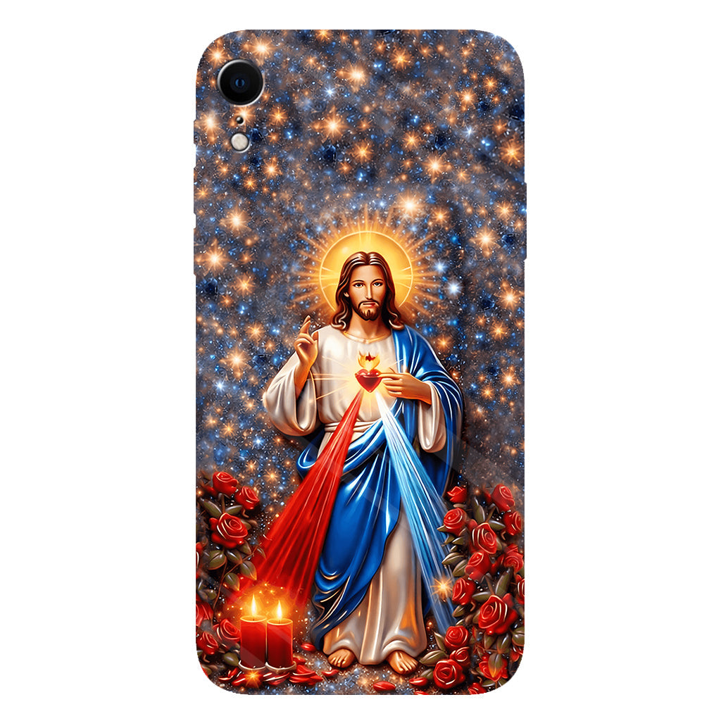Sacred Heart of Jesus - Personalized Christian Full Print Phone Case
