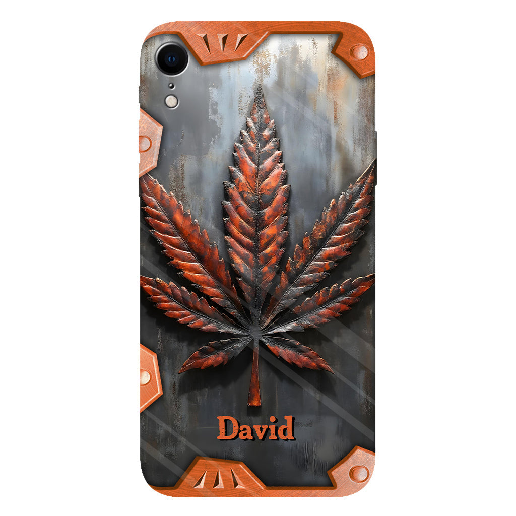 Stunning Leaf - Personalized Weed Full Print Phone Case