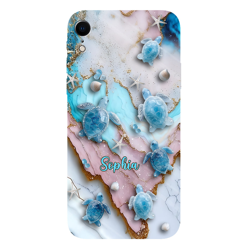 Love Turtles - Personalized Turtle Full Print Phone Case