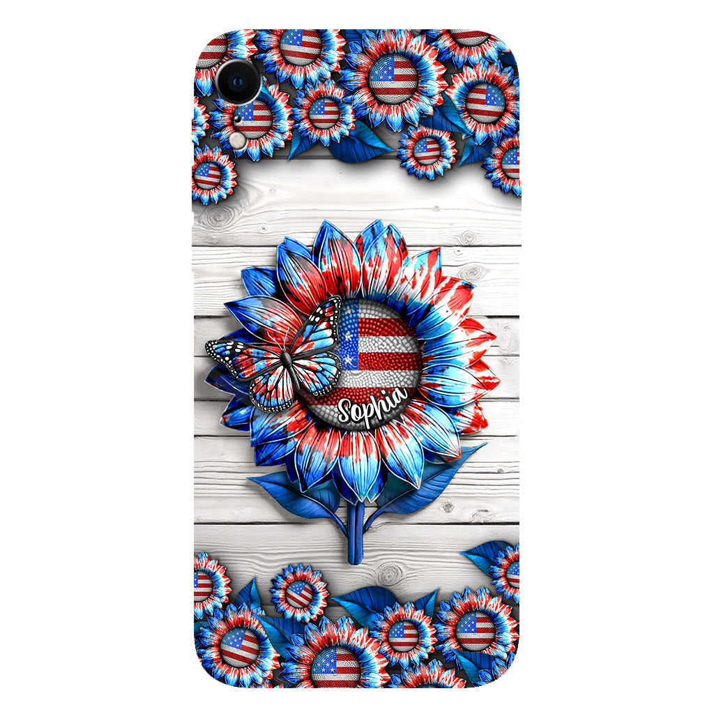 Love America - Personalized Independence Day/ 4th of July Full Print Phone Case