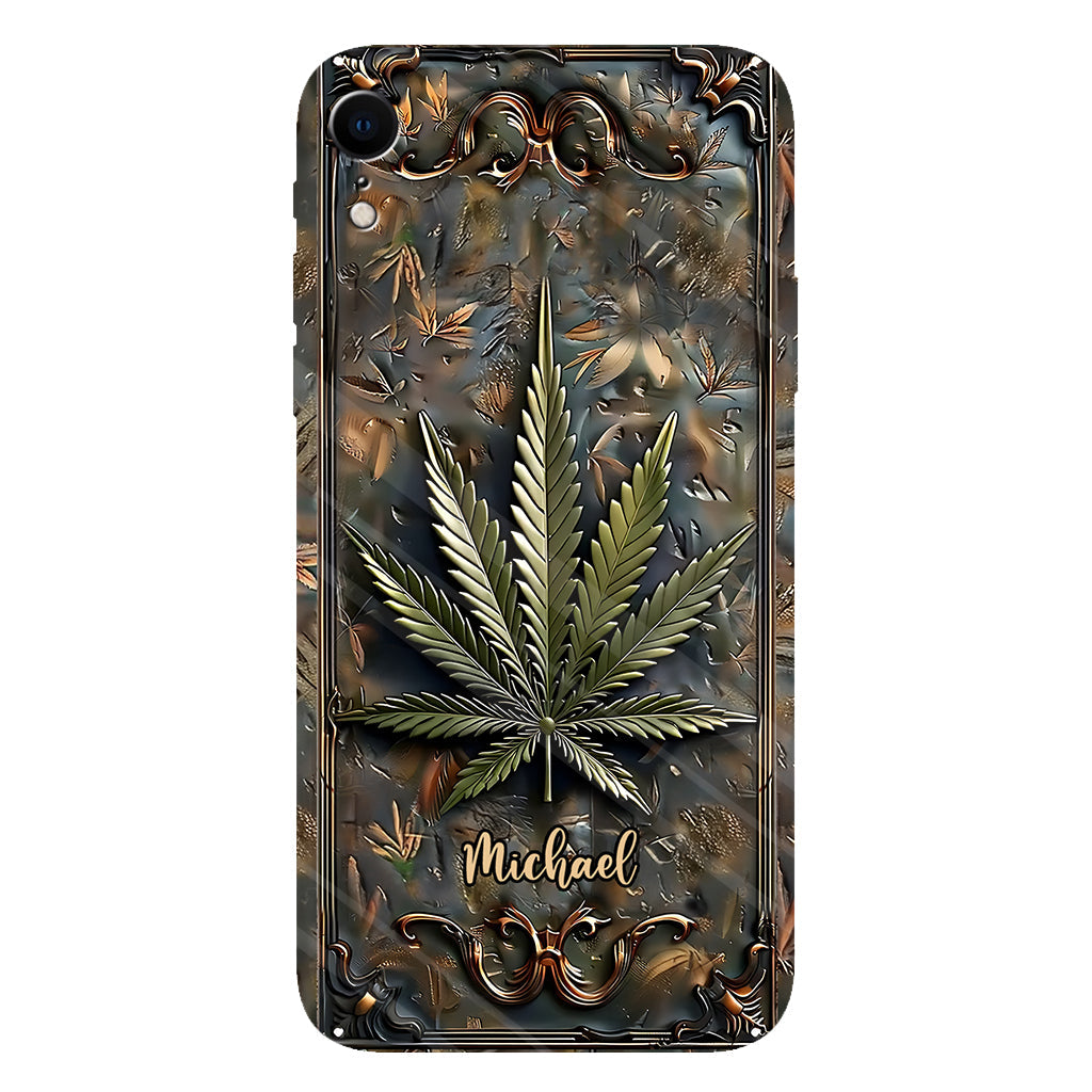 High Life - Personalized Weed Full Print Phone Case