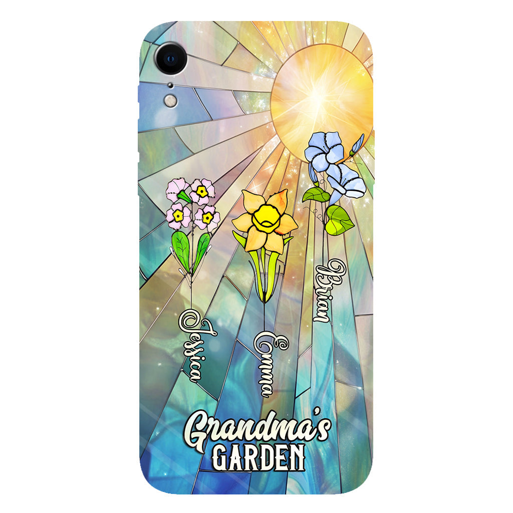 Grandma's Garden - Personalized Grandma Full Print Phone Case