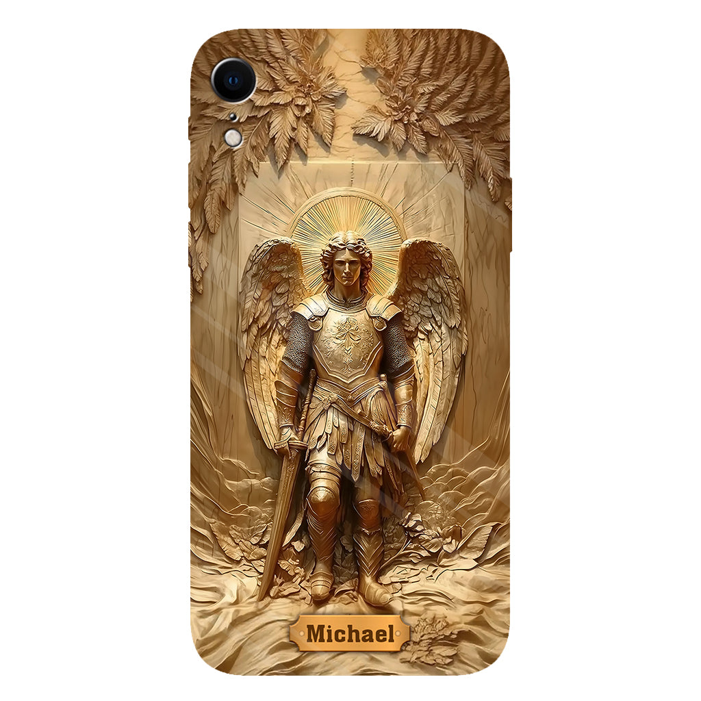 Archangel Michael - Personalized Christian Full Print Phone Case