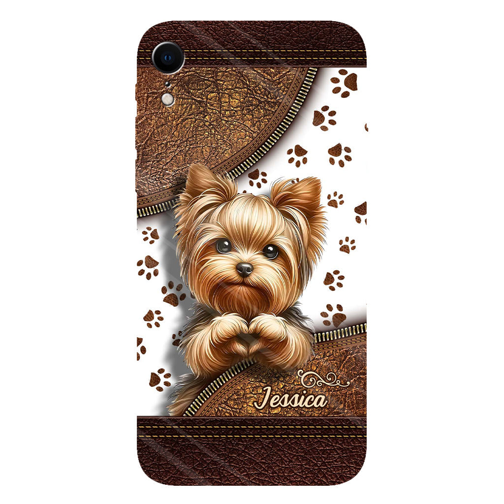 Cute Yorkshire Terrier - Personalized Dog Full Print Phone Case