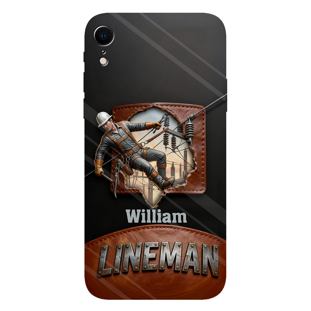 Cool Lineman - Personalized Lineman Full Print Phone Case