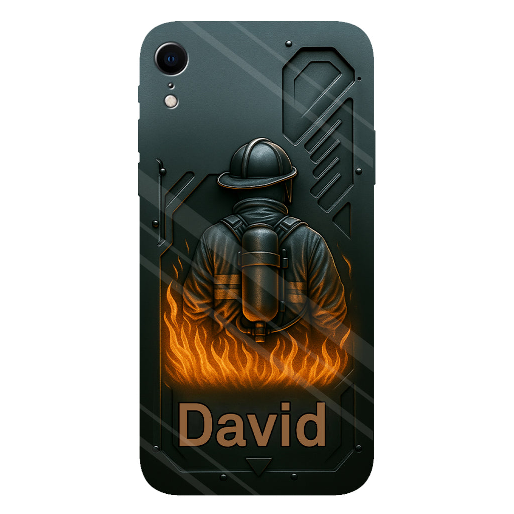 The Strone One - Personalized Firefighter Full Print Phone Case
