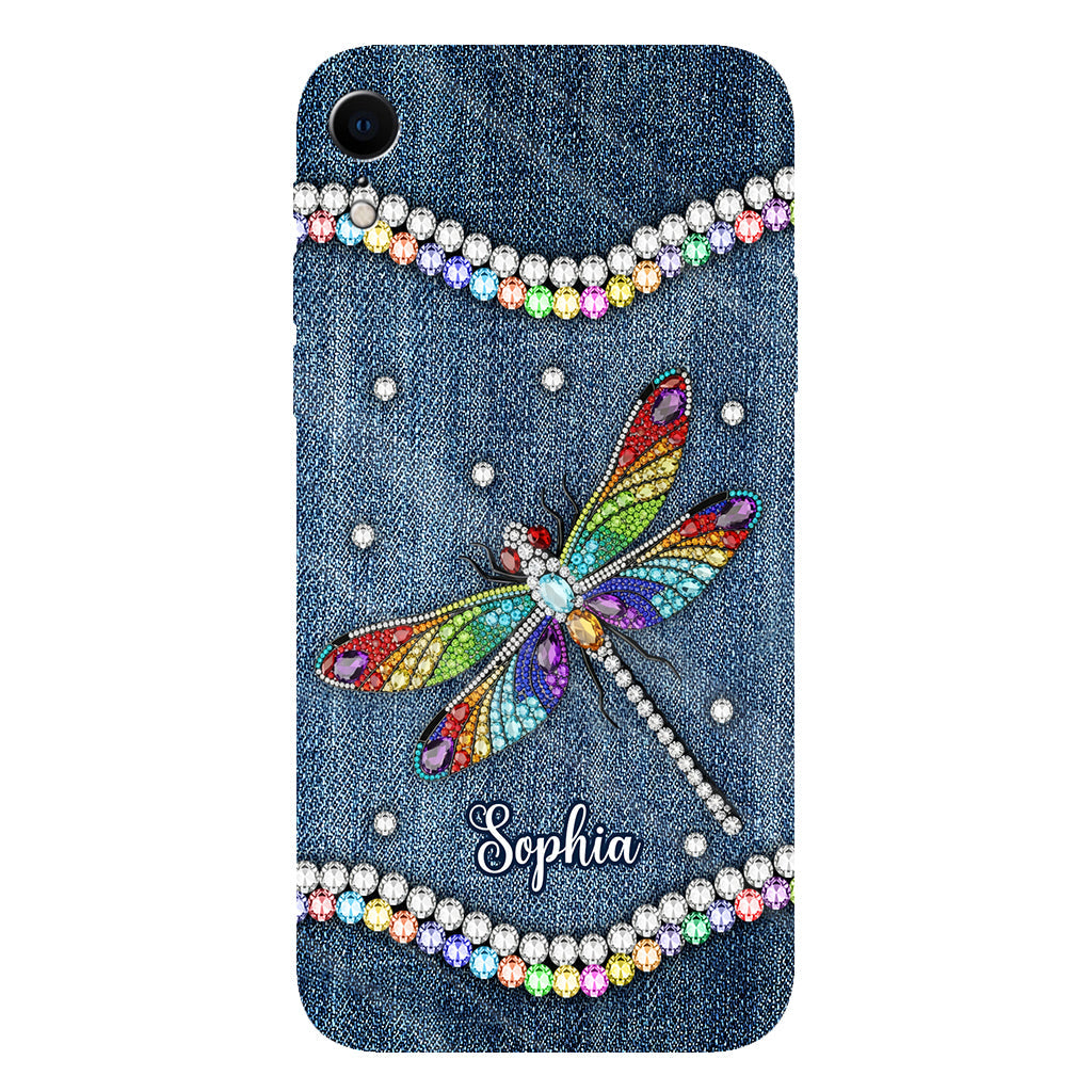 Beautiful Dragonfly - Personalized Dragonfly Full Print Phone Case