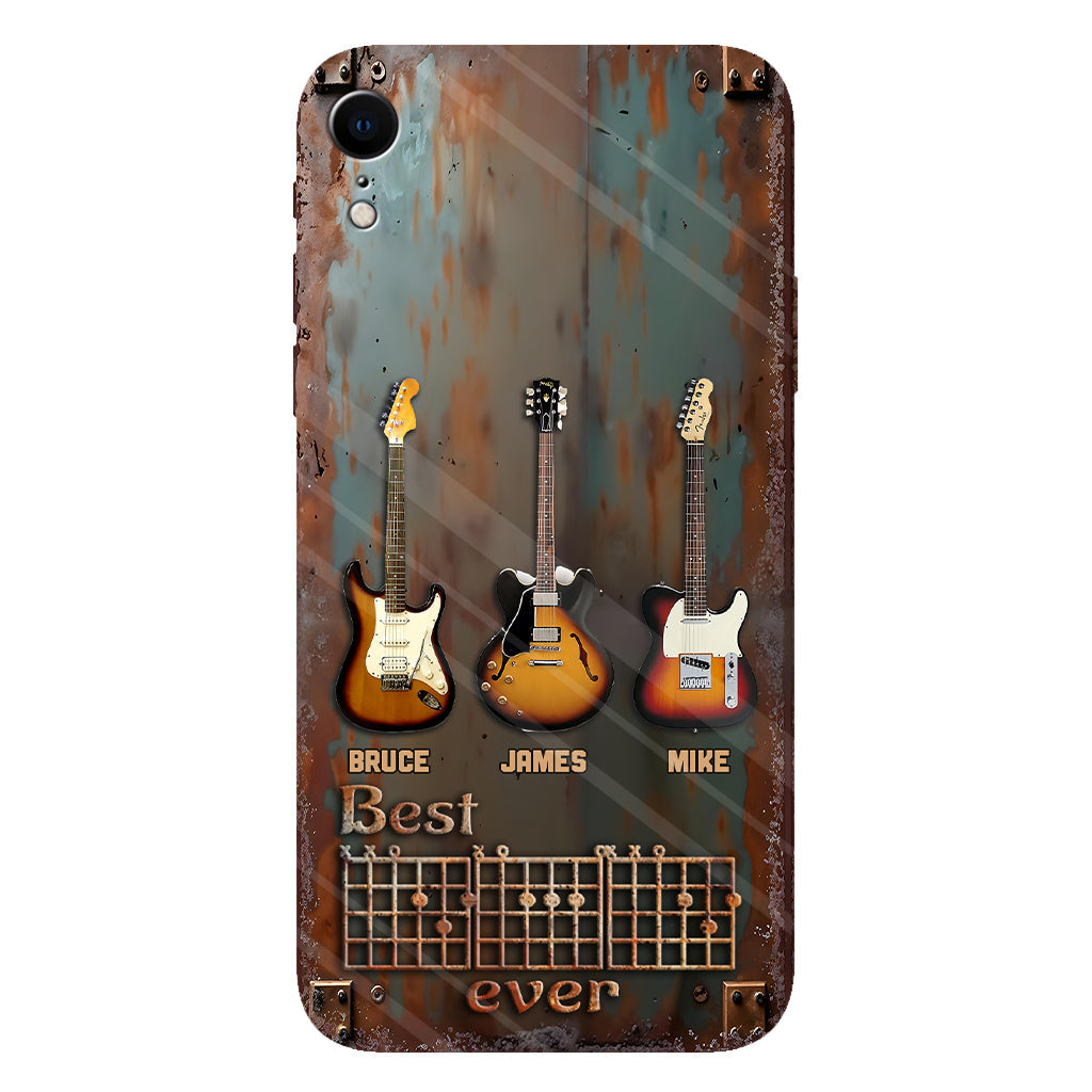 Best Guitar Dad Ever - Personalized Guitar Full Print Phone Case