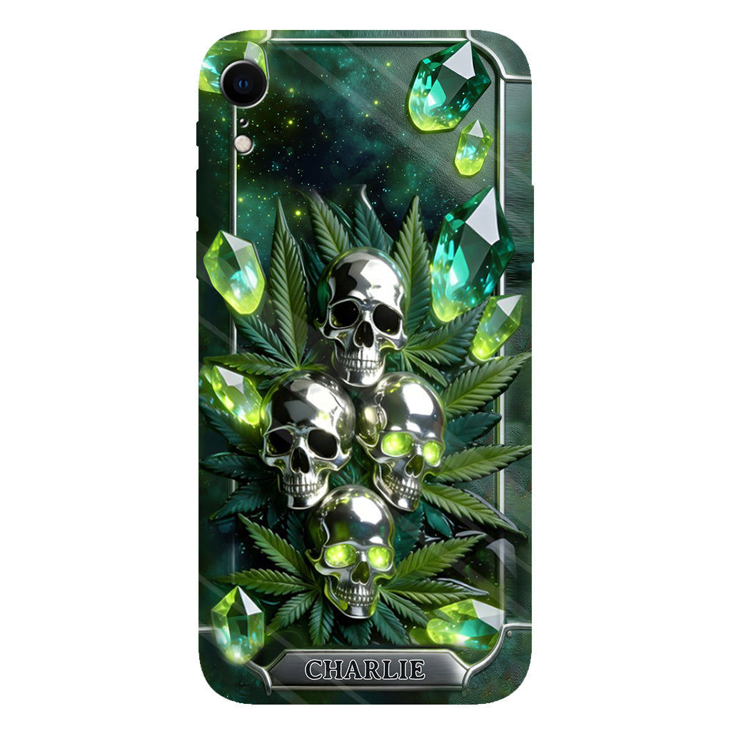 Smokers - Personalized Weed Full Print Phone Case & Phone Grip