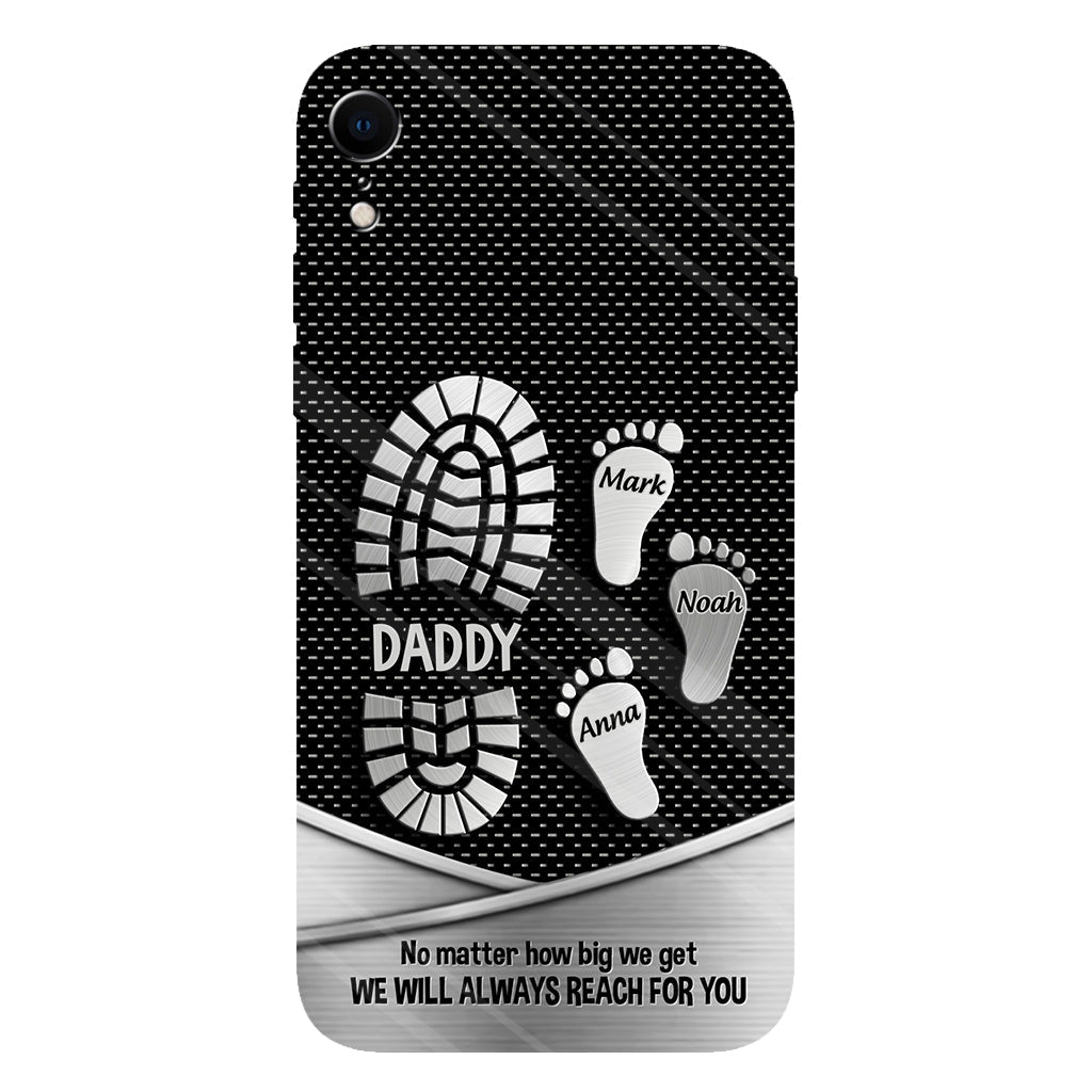 Your Footsteps Led Our Way - Personalized Father Full Print Phone Case