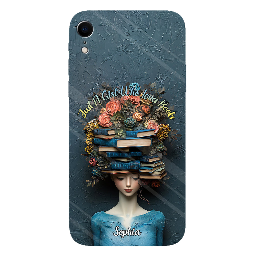 Just A Girl Who Loves Books - Personalized Book Full Print Phone Case