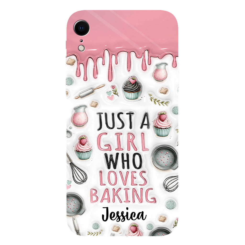 Just A Girl Who Loves Baking - Personalized Baking Full Print Phone Case