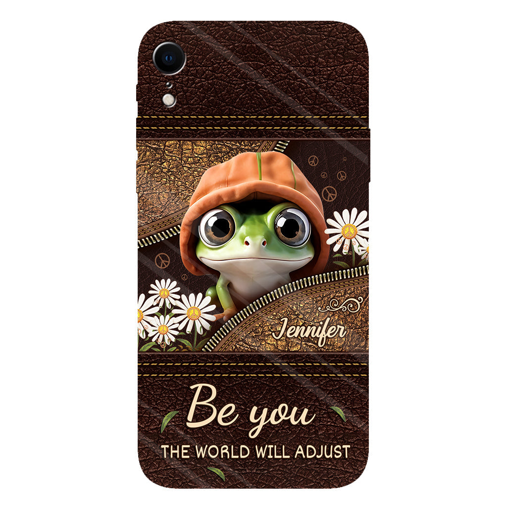 Be You The World Will Adjust - Personalized Hippie Full Print Phone Case