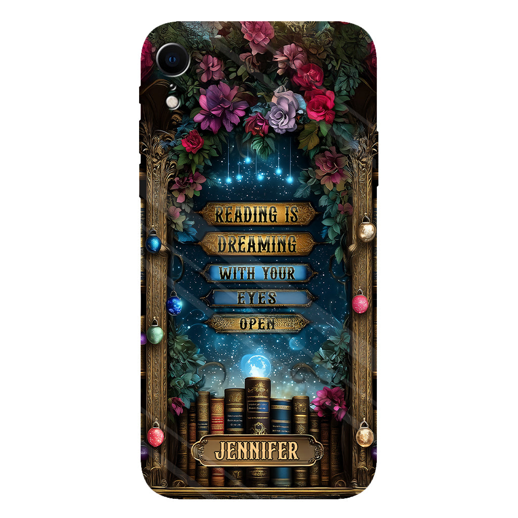Reading is Dreaming - Personalized Book Full Print Phone Case