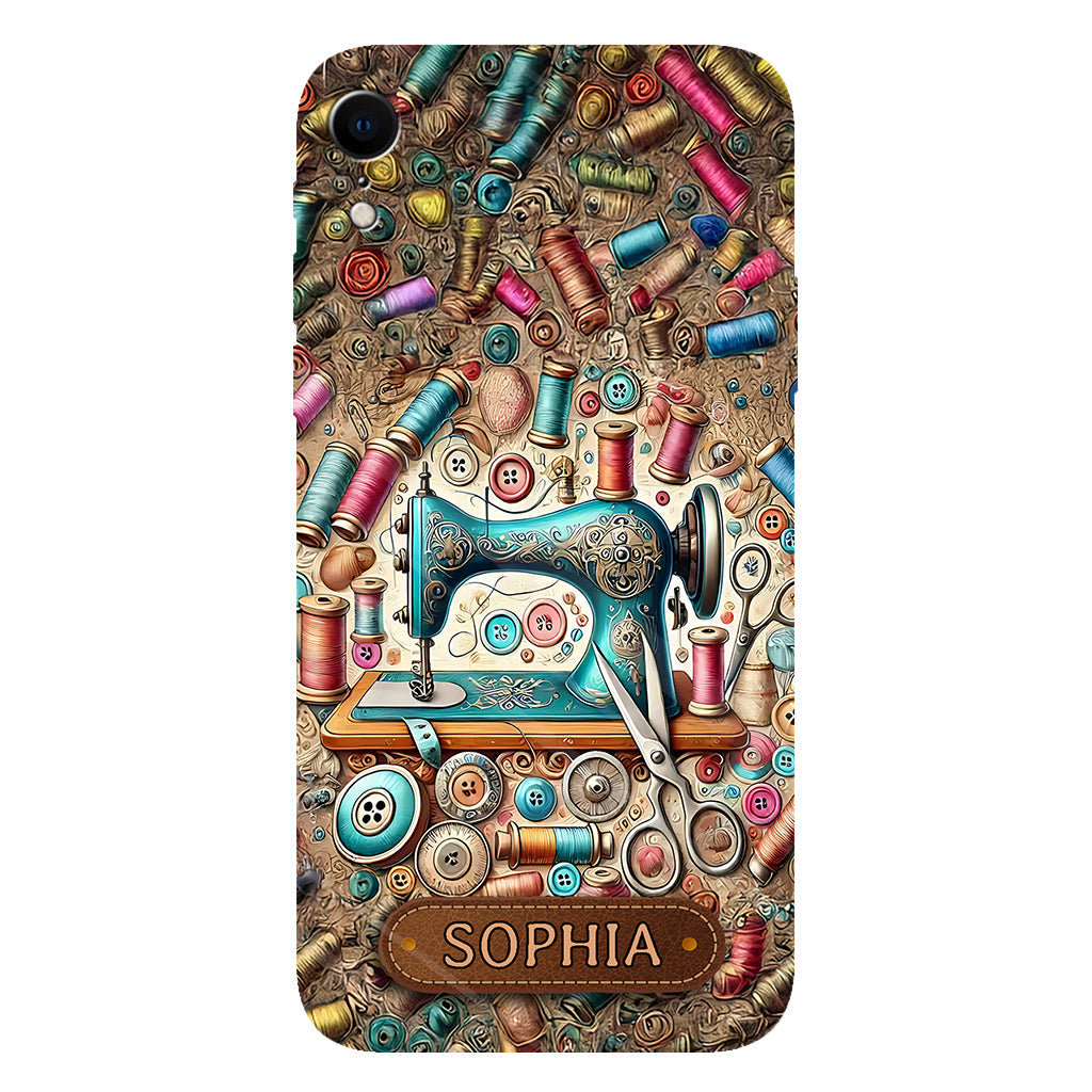 Love Sewing - Personalized Sewing Full Print Phone Case