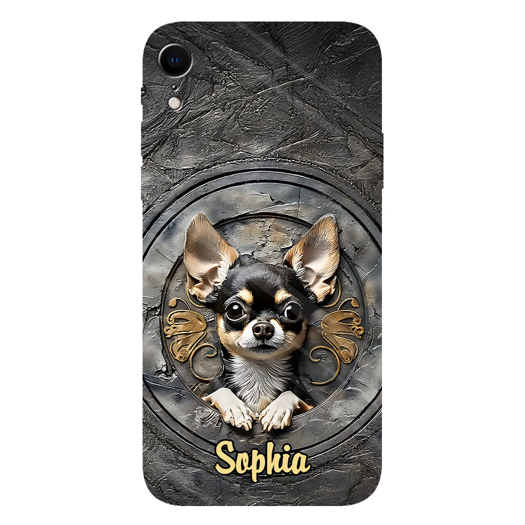 Adorable Chihuahua - Personalized Dog Full Print Phone Case