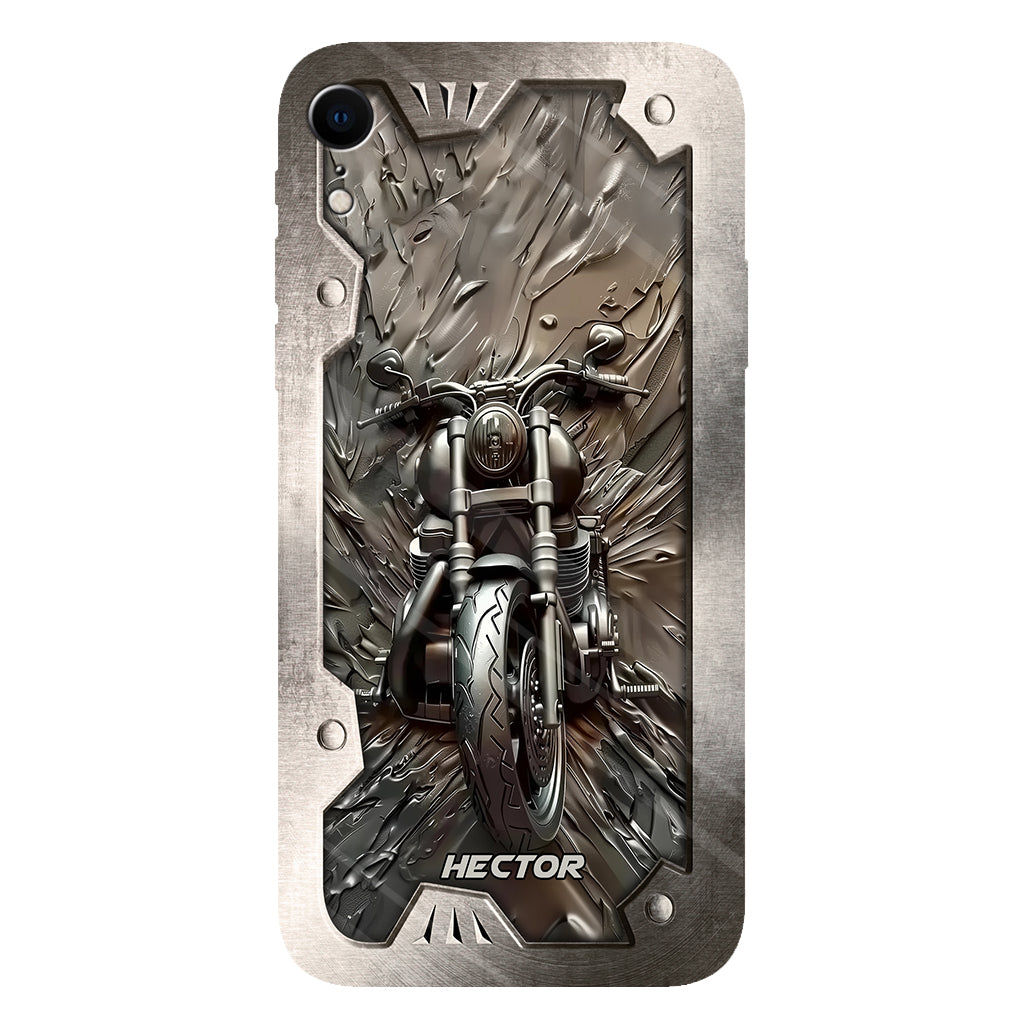Vintage Motorcycle - Personalized Biker Full Print Phone Case