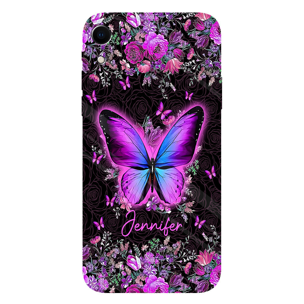 Love Butterflies - Personalized Butterfly Full Print Phone Case