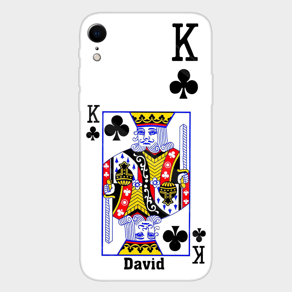 King And Queen - Personalized Couple Full Print Phone Case