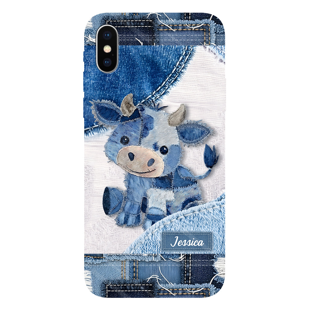Cute Highland Cow - Personalized Highland Cow Full Print Phone Case