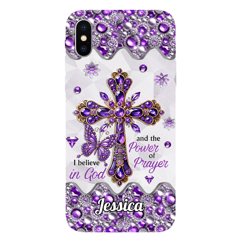 I Believe In God - Personalized Christian Full Print Phone Case