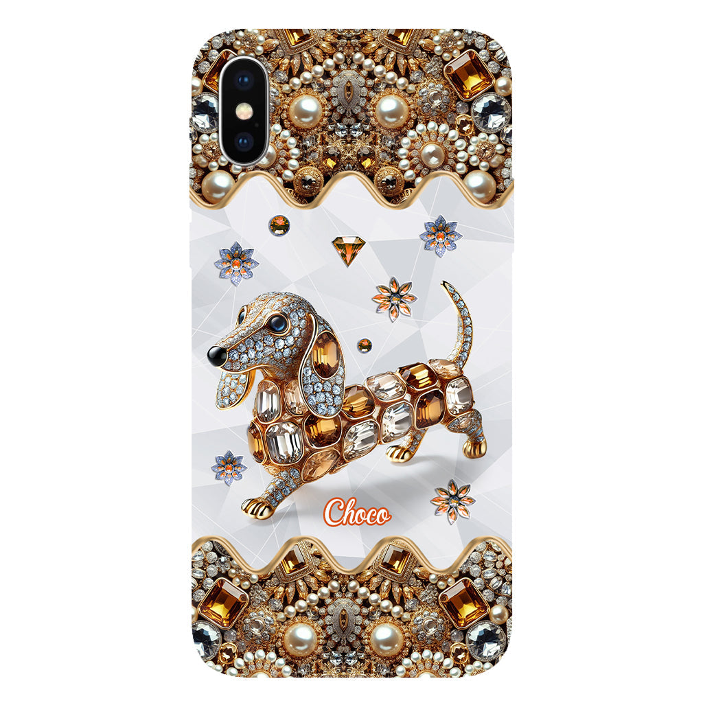 Love Dachshunds - Personalized Dog Full Print Phone Case
