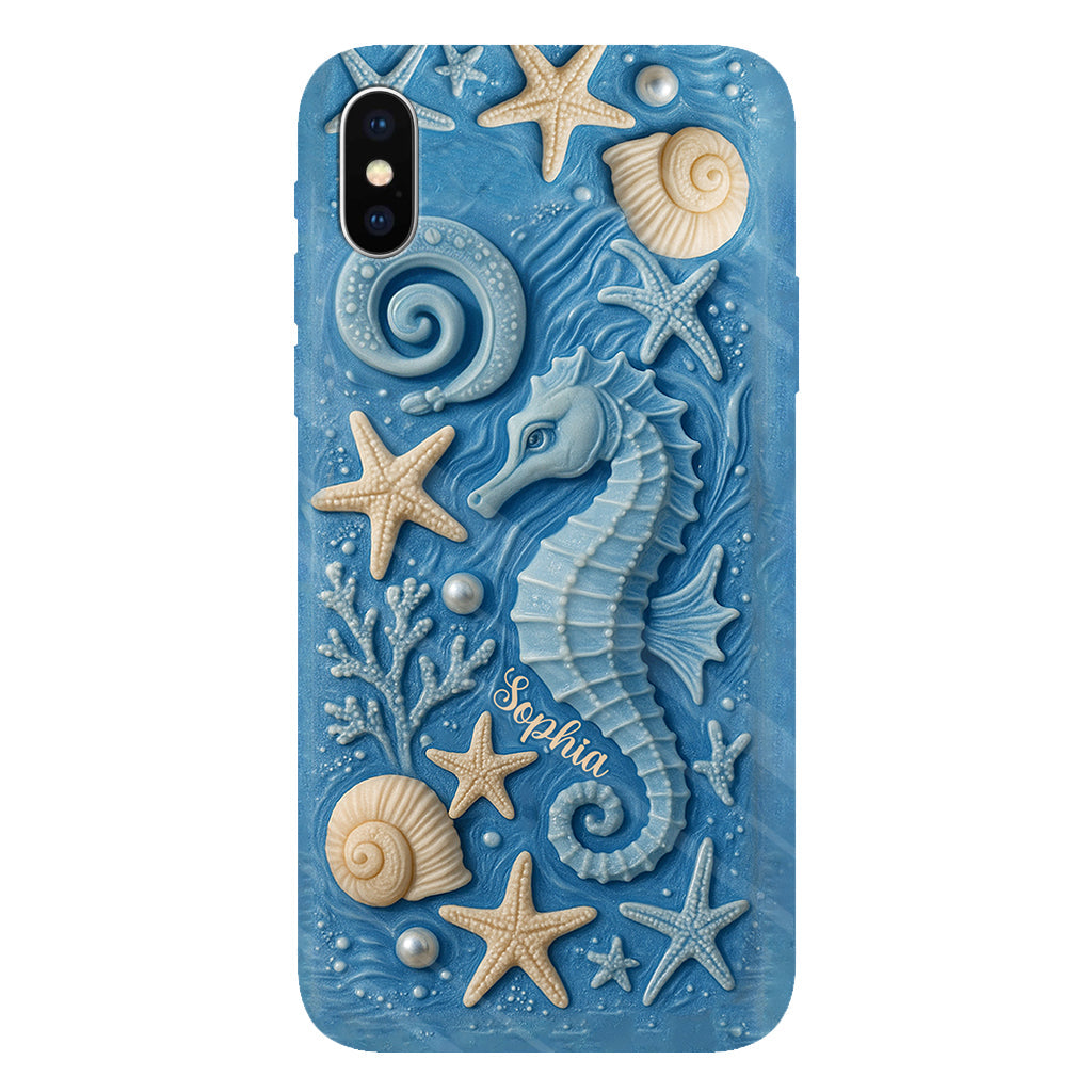 Just A Girl Who Loves Ocean - Personalized Sea Lover Full Print Phone Case