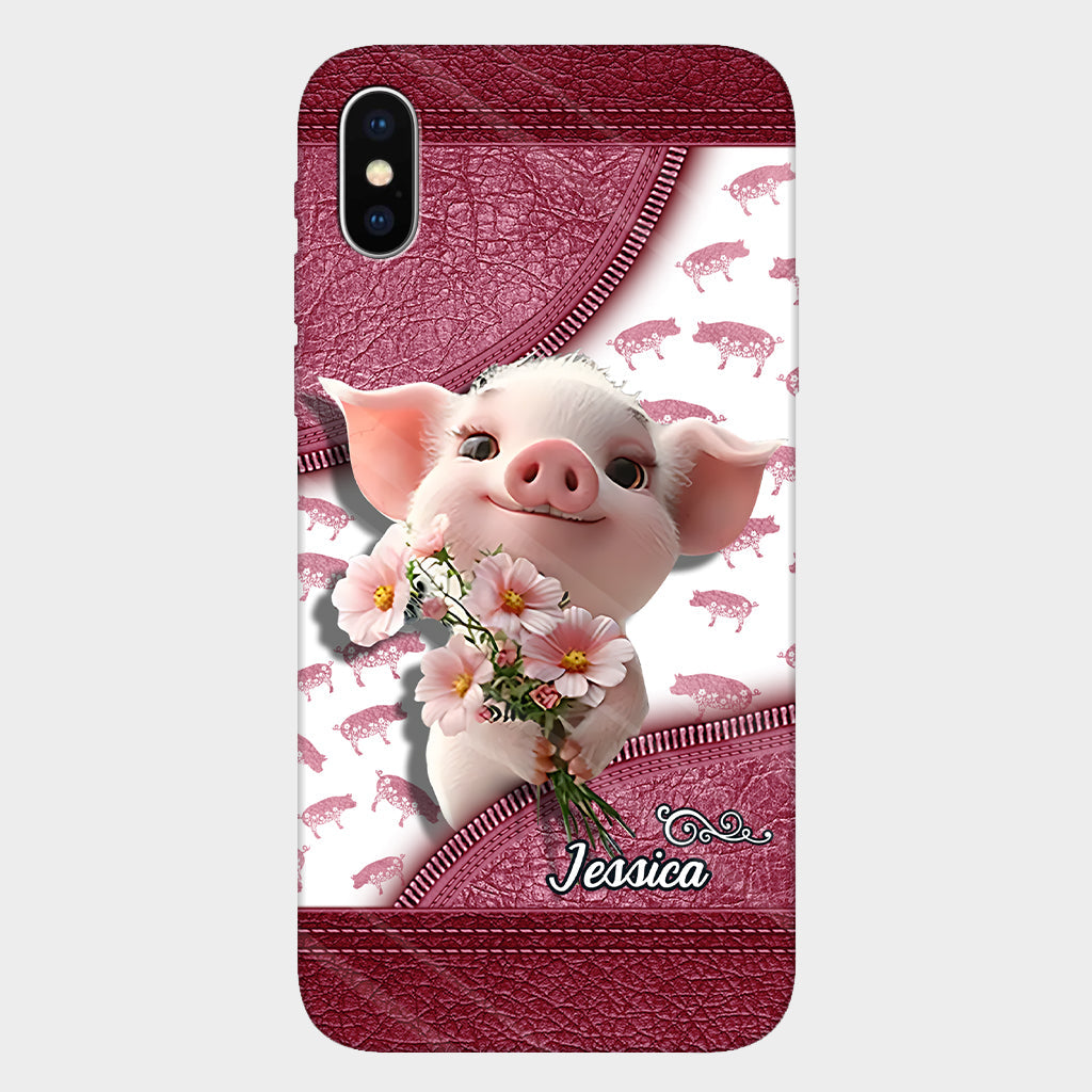 Love Pig - Personalized Pig Lover Full Print Phone Case