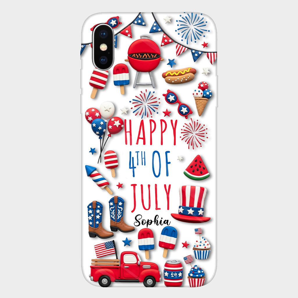 Happy 4th Of July - Personalized Independence Day/ 4th of July Full Print Phone Case