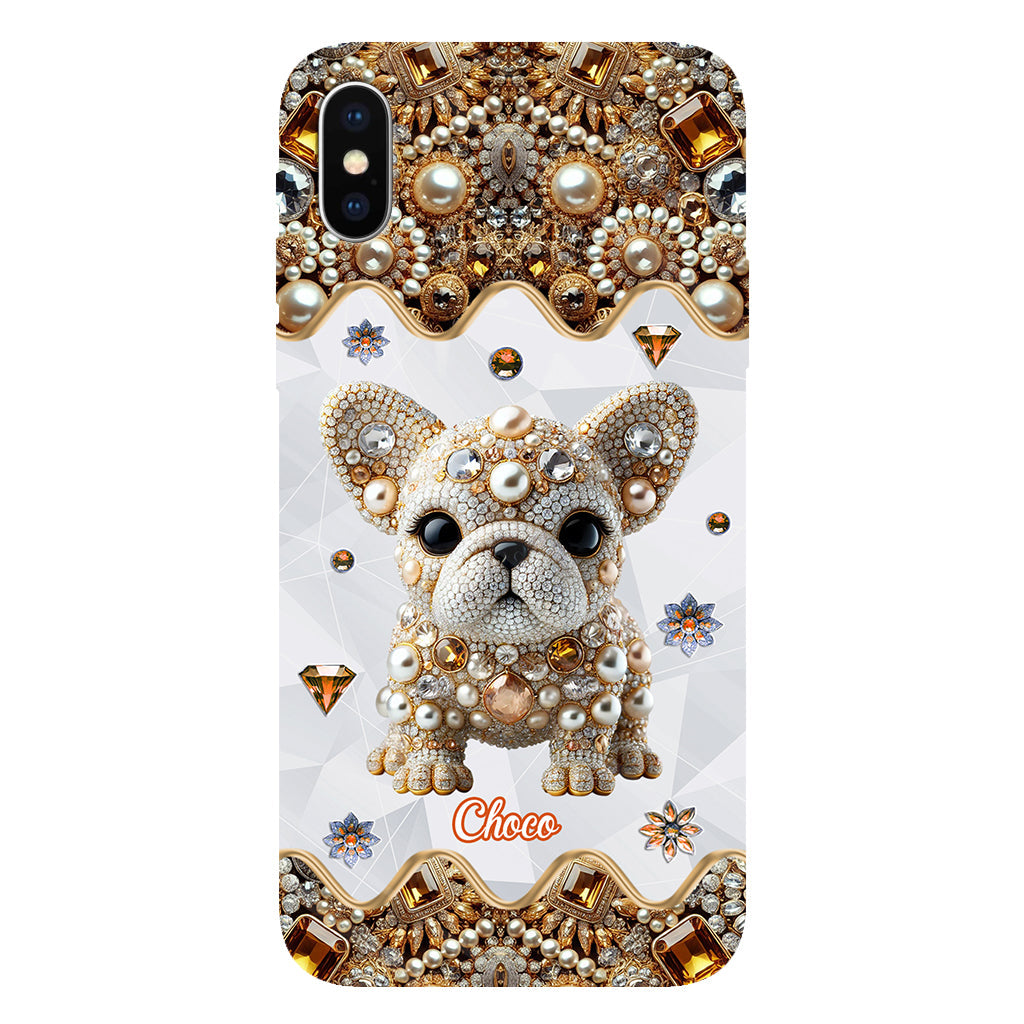 Love French Bulldog - Personalized Dog Full Print Phone Case