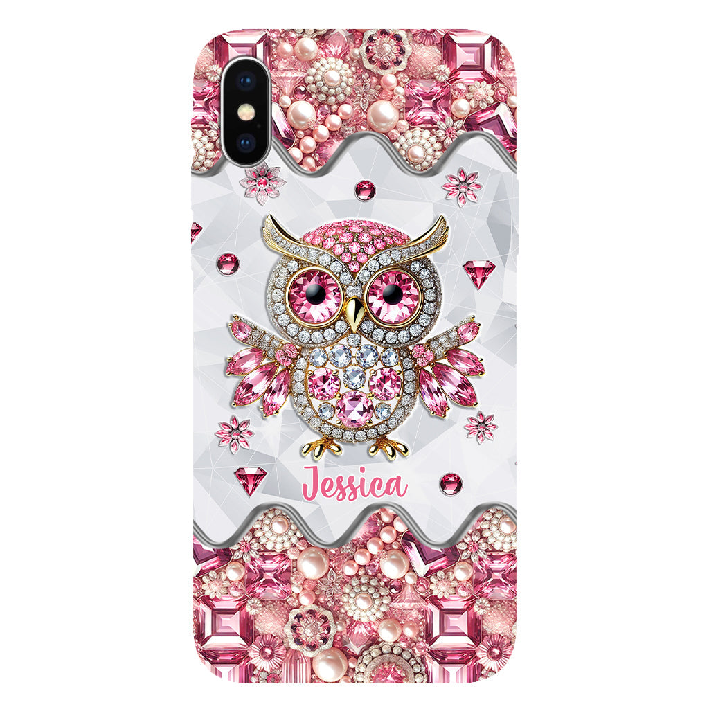 Just A Girl Who Loves Owls - Personalized Owl Full Print Phone Case